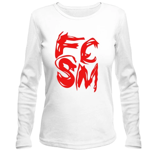 Жіночий лонгслів, Білий, FCSM