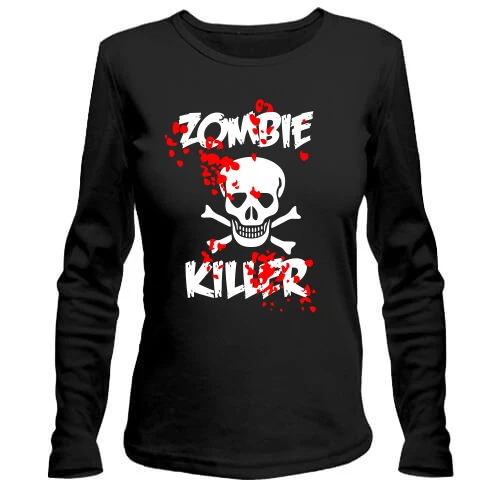 Женский лонгслив Zombie killer