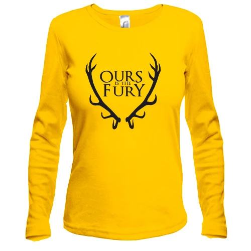 Жіночий лонгслів Ours Is the Fury (з гербом Баратеонів)