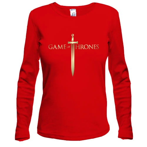 Жіночий лонгслів, червоний, GAME OF THRONES