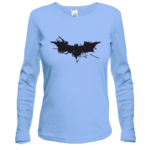 Женский лонгслив, Синий, Batman (3)
