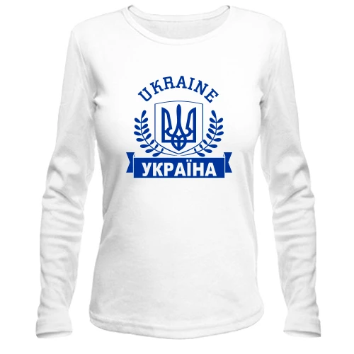 Жіночий лонгслів, Білий, Ukraine - Україна