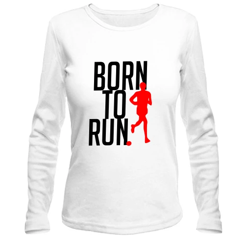 Жіночий лонгслів Born to run