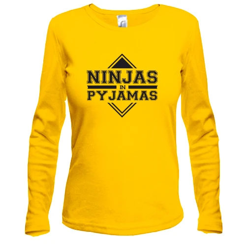Женский лонгслив Ninjas In Pyjamas (2)