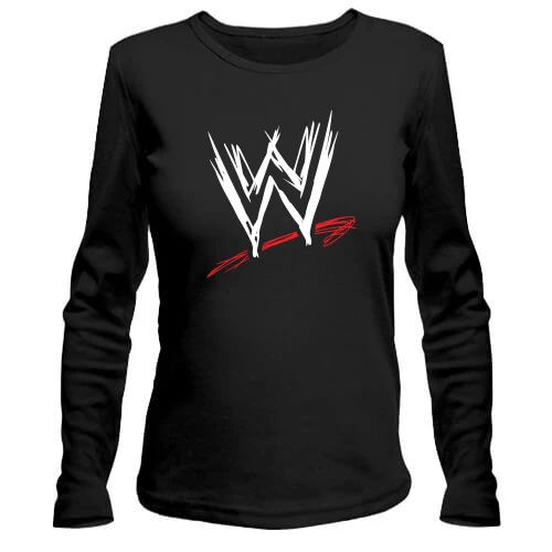 Женский лонгслив, Черный, WWE