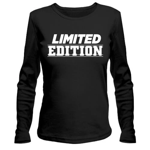 Жіночий лонгслів з написом "Limited Edition"