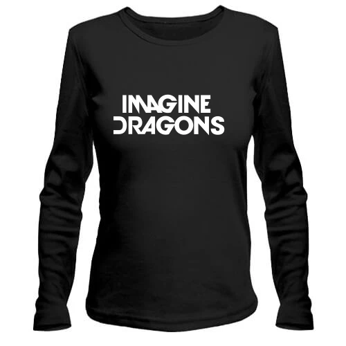 Жіночий лонгслів, Чорний, Imagine Dragons