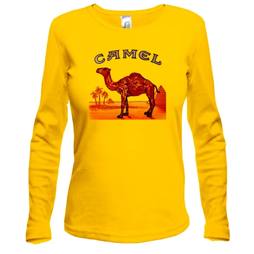 Жіночий лонгслів Camel