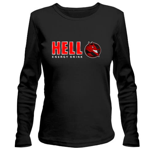 Жіночий лонгслів Hell - energy drink