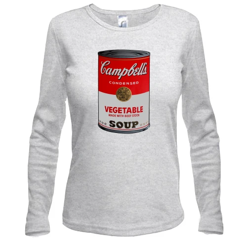 Жіночий лонгслів з Campbell's soup