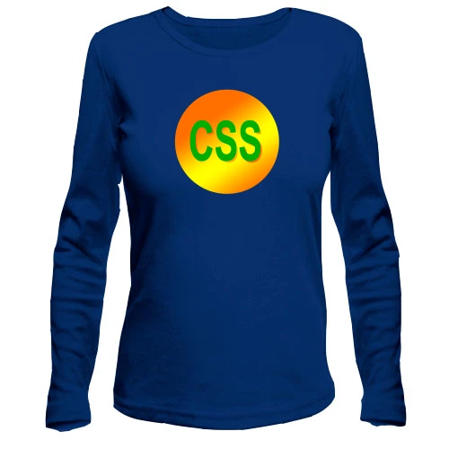 Жіночий лонгслів для програміста CSS
