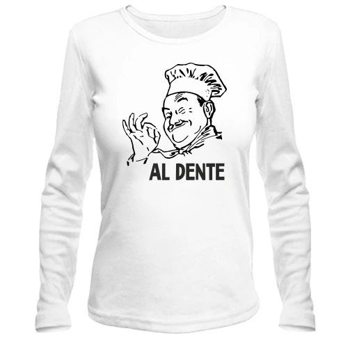 Жіночий лонгслів для кухаря "Al Dente"