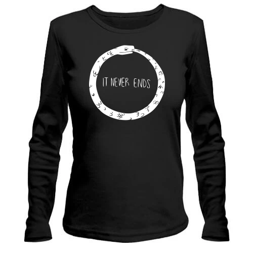 Жіночий лонгслів It never ends (Uroboros)