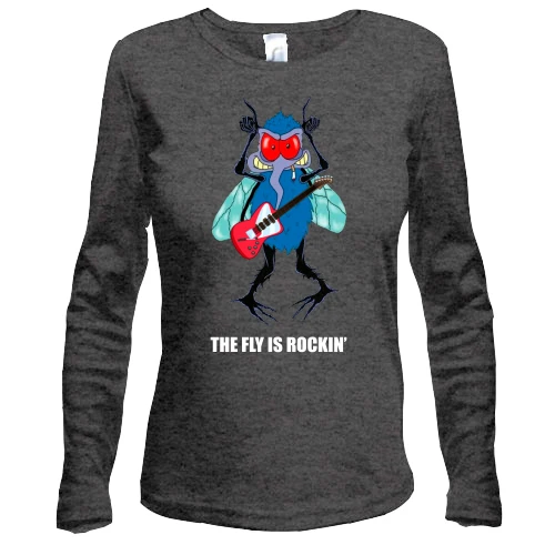 Жіночий лонгслів The fly is rockin'