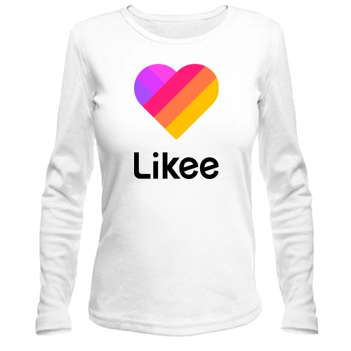 Жіночий лонгслів з логотипом Likee