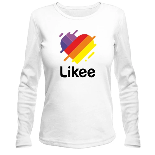 Женский лонгслив, белый, Likee