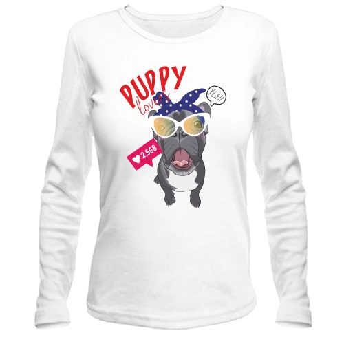 Жіночий лонгслів Puppy Lovers