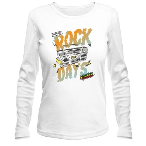 Жіночий лонгслів Rock Days Бум бокс