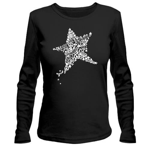 Жіночий лонгслів Peace Star Зірка