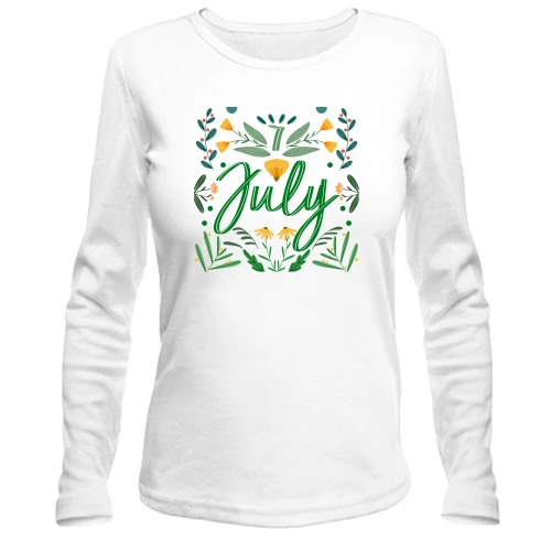 Женский лонгслив July Июль