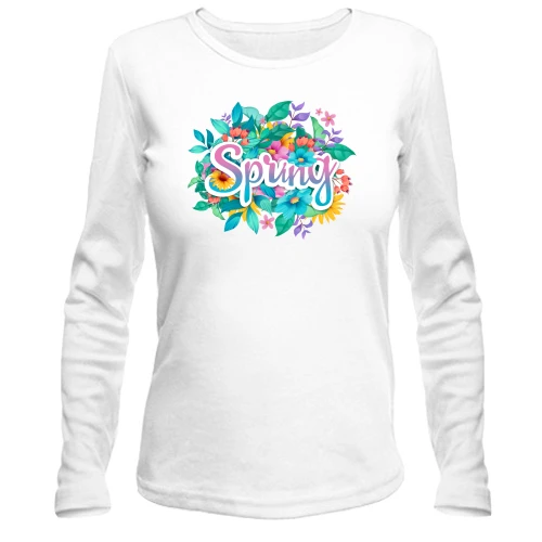 Женский лонгслив Spring Весна