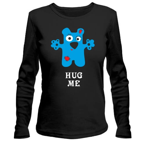 Жіночий лонгслів Hug me Ведмідь