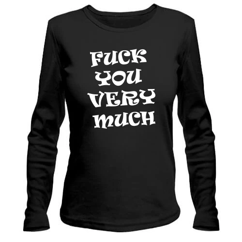 Жіночий лонгслів F*ck You Very Much
