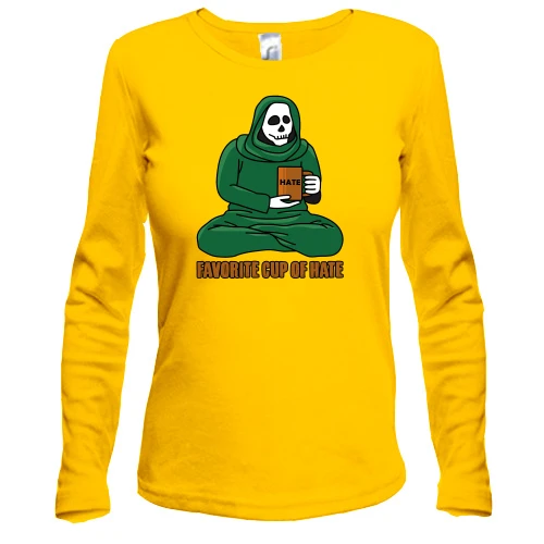 Женский лонгслив Favorite cup of hate