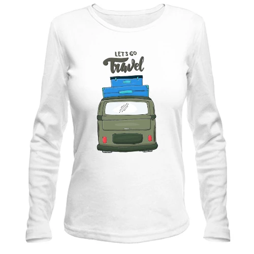 Жіночий лонгслів Lets go Travel