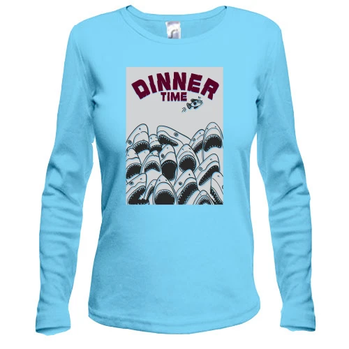 Женский лонгслив Dinner time