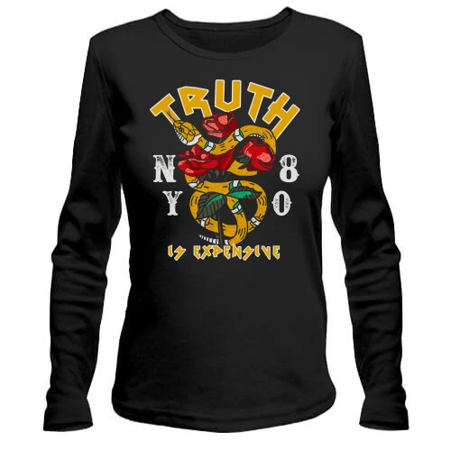 Жіночий лонгслів Truth is expensive