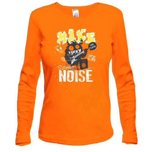 Жіночий лонгслів Make rock noise