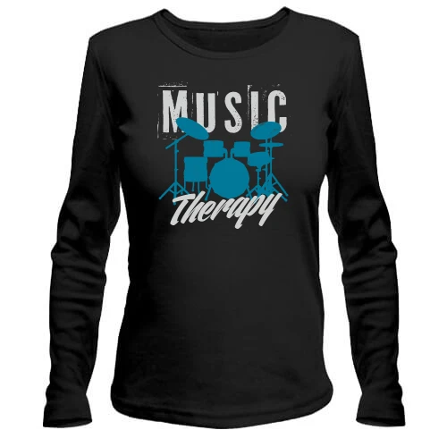 Жіночий лонгслів Music Therapy