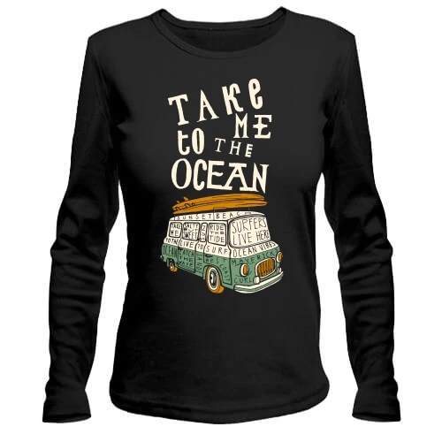 Жіночий лонгслів Take me to the Ocean
