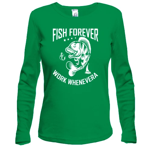 Жіночий лонгслів Fish forever