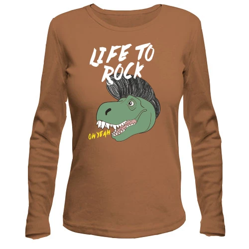 Жіночий лонгслів Life to rock