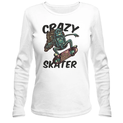 Жіночий лонгслів Robot Crazy Skater