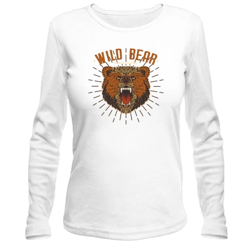 Жіночий лонгслів Wild Bear Head
