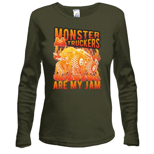 Жіночий лонгслів Monster Truckers