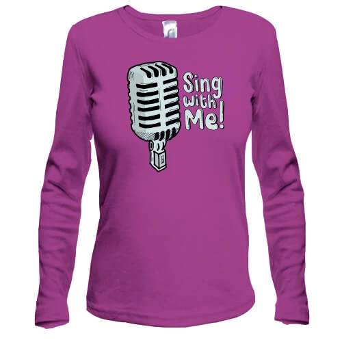 Жіночий лонгслів Sing with me