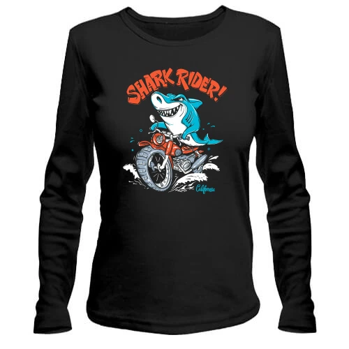 Женский лонгслив Shark Rider