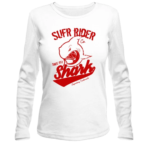 Жіночий лонгслів Surf Rider Shark