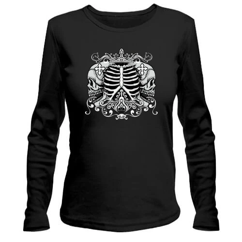 Женский лонгслив Black Metal