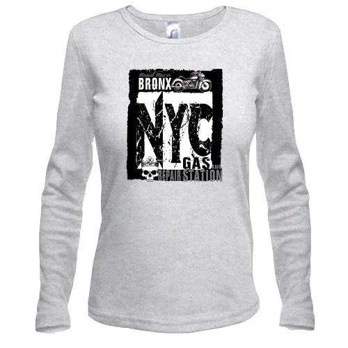 Жіночий лонгслів Bronx NYC Gas