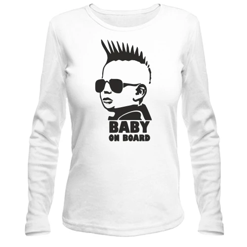 Жіночий лонгслів Baby on board