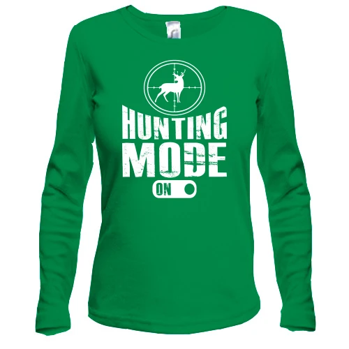 Жіночий лонгслів Hunting mode on