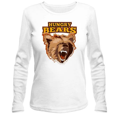 Жіночий лонгслів Hungry Bears