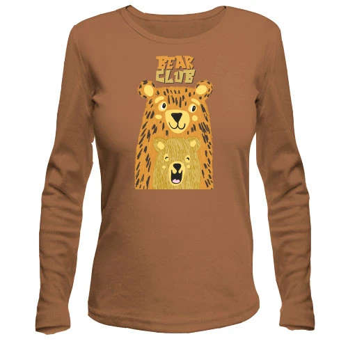 Женский лонгслив Bear Club