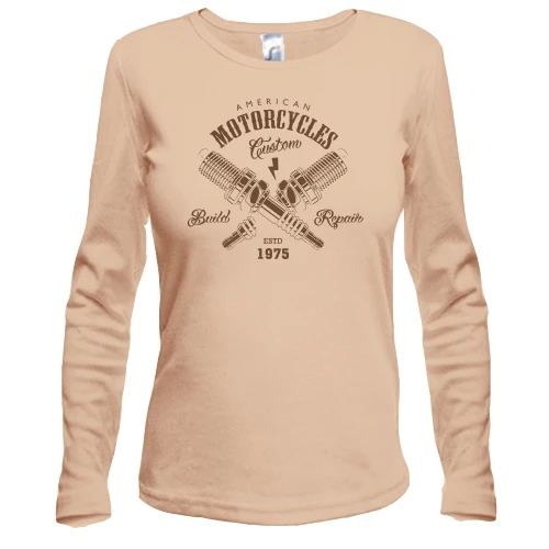 Жіночий лонгслів American Motorcycles 1975