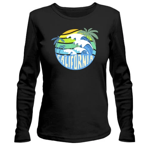 Жіночий лонгслів Rainbow California